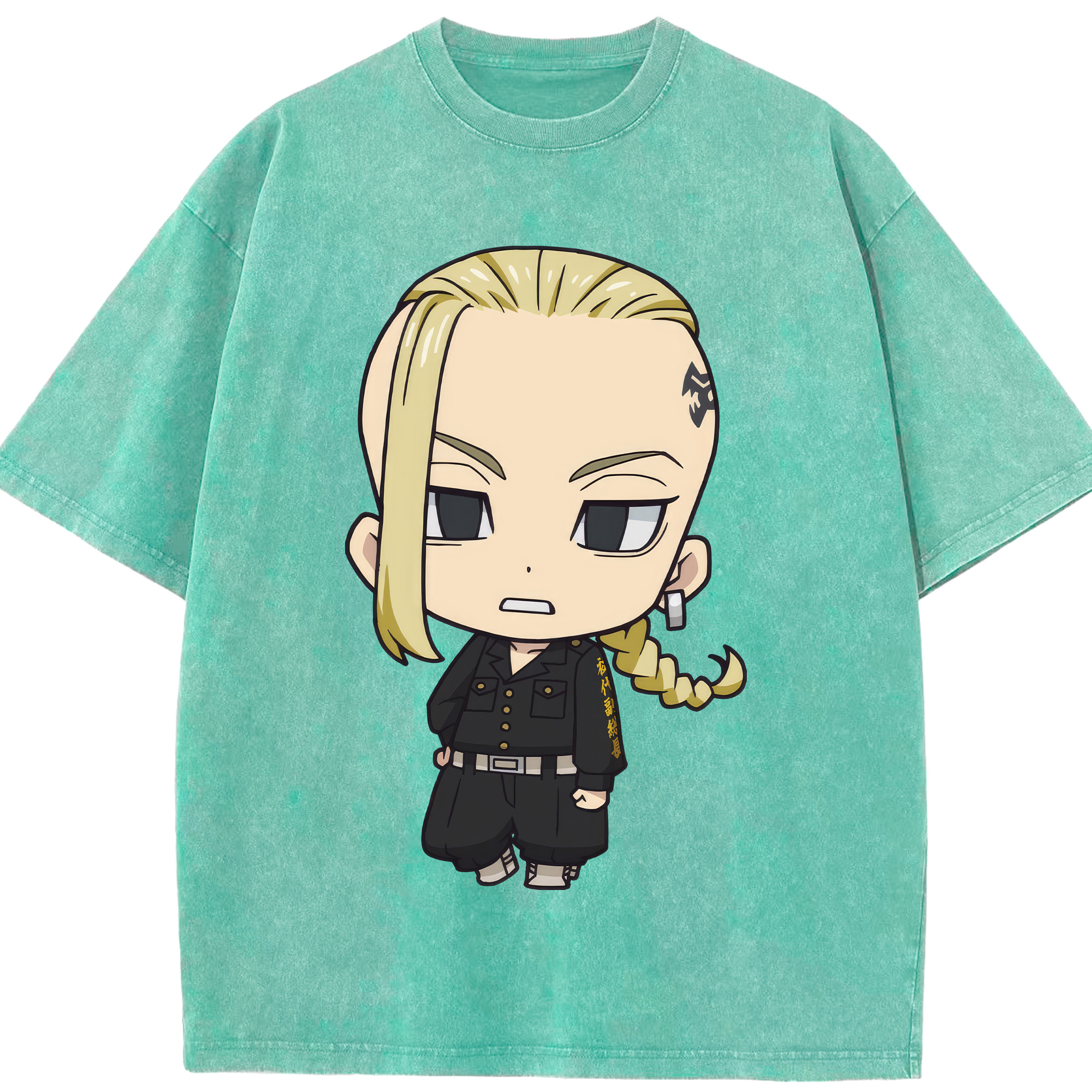 （画像用） 東京リベンジャーズ Tokyo Revengers 綿100% ヴィンテージ風 半袖Tシャツ（フロントプリント）